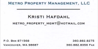 Metro Property Management, LLC 1